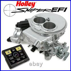 Holley Sniper 2-Barrel Fuel Injection Conversion Self-Tuning Kit Shiny