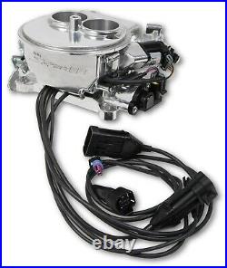 Holley Sniper 2-Barrel Fuel Injection Conversion Self-Tuning Kit Shiny