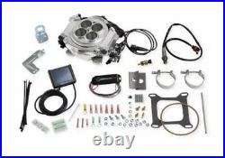 Holley Sniper 550-510 EFI Self Tuning Fuel Injection Base Kit With Shiny Finish