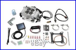Holley Sniper 550-510 EFI Self Tuning Fuel Injection Base Kit With Shiny Finish
