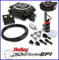 Holley Sniper EFI 550-511D 4BBL Fuel Injection Returnless Master Kit Black