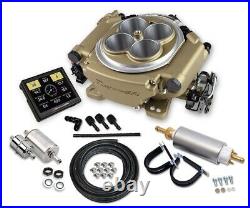Holley Sniper Efi Self-tuning Master Kit, Gold, 4-brl, Fuel Injection Conversion