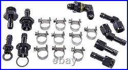 JEGS 15948 Fuel Injection Fuel Delivery Kit In-line Frame Mount Up to 650 HP Ext
