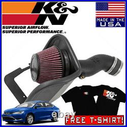 K&N AirCharger Cold Air Intake System Kit fits 2015-2016 Chrysler 200 3.6L V6