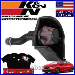 K&N AirCharger Cold Air Intake System fits 2016-2020 Honda Civic 1.5L L4