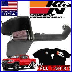K&N AirCharger Cold Air Intake System fits 2017-2019 Chevrolet Colorado 3.6L V6