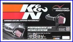 K&N Cold Air Intake System 2009-2013 Chevy Silverado 1500 4.8L 5.3L 6.0L 6.2L V8