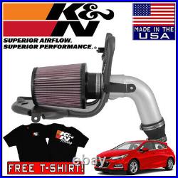 K&N Typhoon FIPK Cold Air Intake System fits 2017-2019 Chevy Cruze 1.4L L4