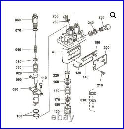 Kubota Fuel Injection Pump Rebuild Kit D902 D722 D905 RTV 900 BX Toro Bobcat
