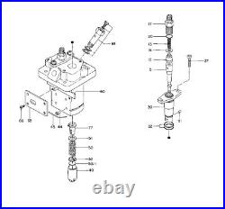 Kubota Fuel Injection Pump Rebuild Kit Z482 Diesel Engine Springs Orings Ect