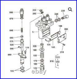 Kubota Fuel Injection Pump Rebuild Kit ZD326 ZD331 ZD28 D1005 D1105 D1305