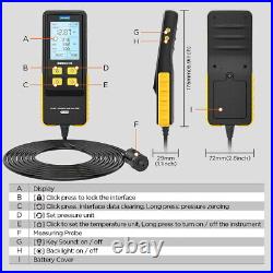 New Fuel Injection Pump Pressure Tester Digital Gasoline Fuel Pressure Gauge Kit