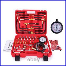Pro Fuel Injection Pressure Tester Kit Gauge 0-140 PSI