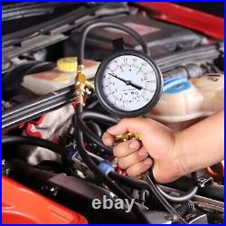 Pro Fuel Injection Pressure Tester Kit with 140 PSI Gauge & Dual Dial Precision Pro Fuel Injection Pressure Tester Kit with 140 PSI Gauge & Dual Dial Precision