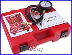 Pro Fuel Injection Pressure Tester Kit with 140 PSI Gauge & Dual Dial Precision Pro Fuel Injection Pressure Tester Kit with 140 PSI Gauge & Dual Dial Precision