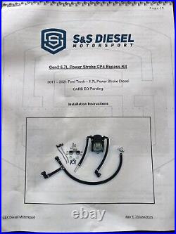 S&S Gen2 CP4 Disaster Prevention Bypass Kit For 2011-2021 Ford 6.7L Powerstroke