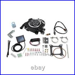 Sniper by Holley Fuel Injection System Kit 550-511K 650HP Self-Tuning TBI Black