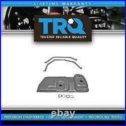 TRQ 15.4 Gallon Fuel Gas Tank with Strap Set for Mustang Capri