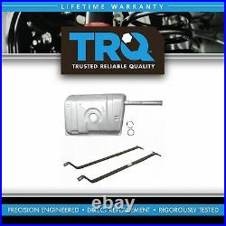 TRQ Fuel Gas Tank with Filler Neck and Strap Kit for Camaro Firebird