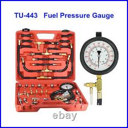 TU-443 Manometer Fuel Pressure Gauge Engine Injection Pump Tester Kit 0-140 PSI
